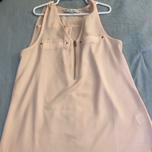 Cute peach dressy tank top!